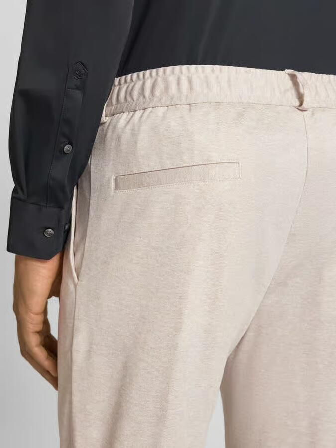 Strellson slim fit pantalon van viscosemix model 'TIUS2'