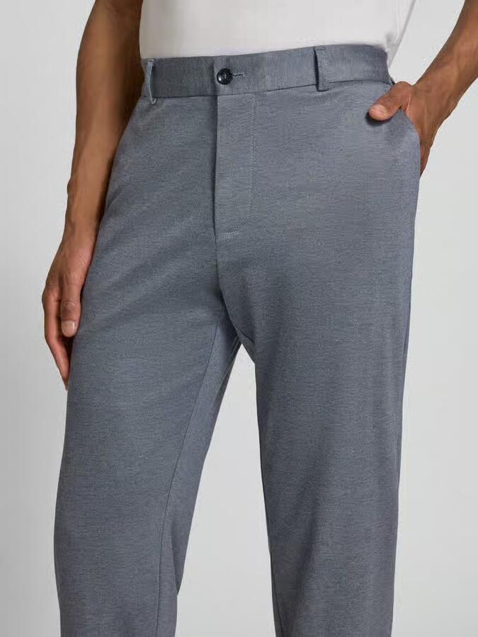 Strellson slim fit pantalon van viscosemix model 'TIUS2'