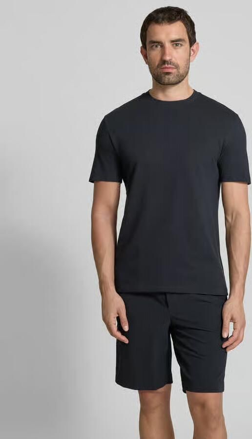 Strellson T-shirt met geribde ronde hals model 'Fisher' - Foto 2