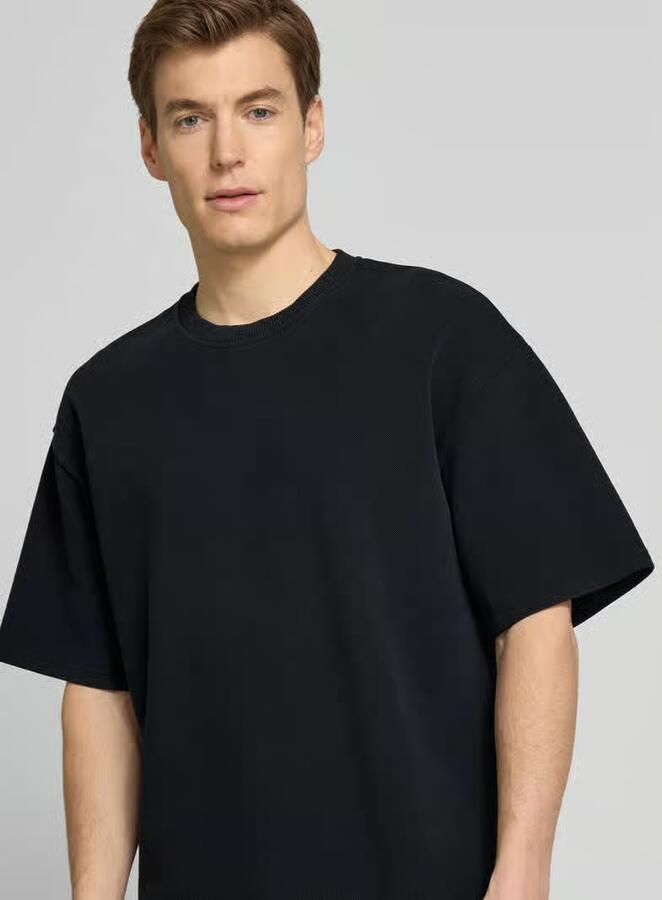 Strellson T-shirt met structuurmotief model 'Pico'
