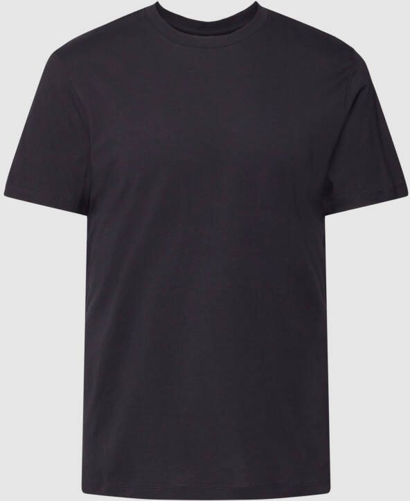 Strellson T-shirt met geribde ronde hals model 'Clark-R'