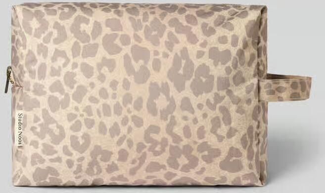 Studio Noos Cosmetictas met allover animalprint model 'Puffy' - Foto 2