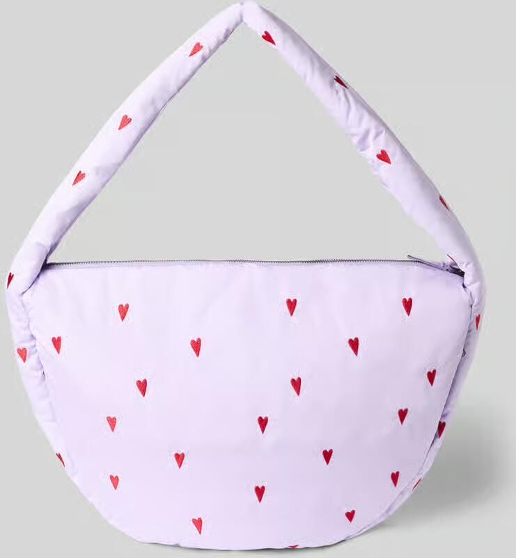 Studio Noos Crossbody-tas met all-over motiefstitching model 'Puffy' - Foto 2