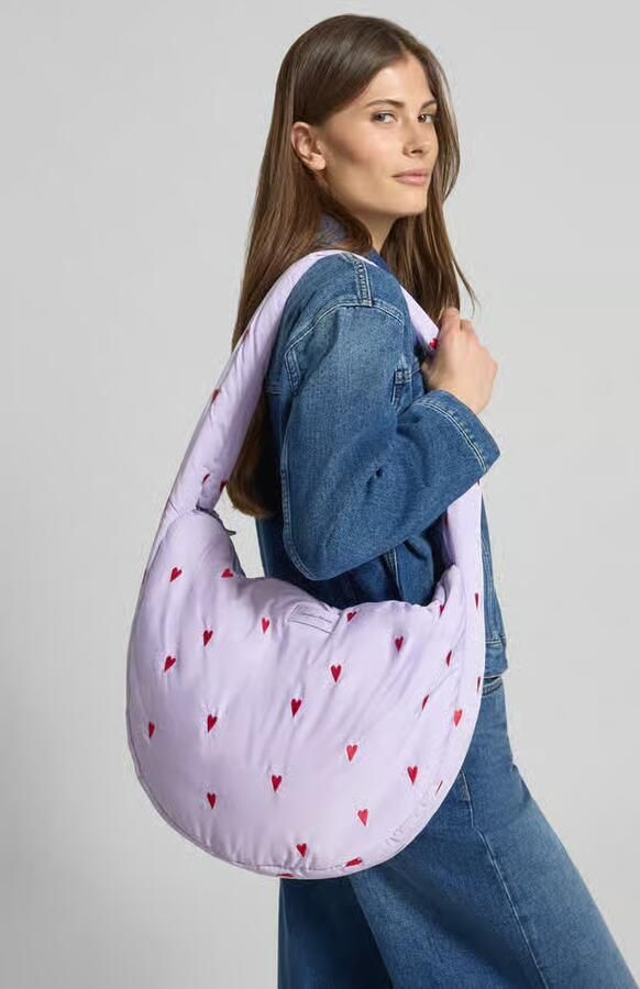 Studio Noos Crossbody-tas met all-over motiefstitching model 'Puffy' - Foto 3