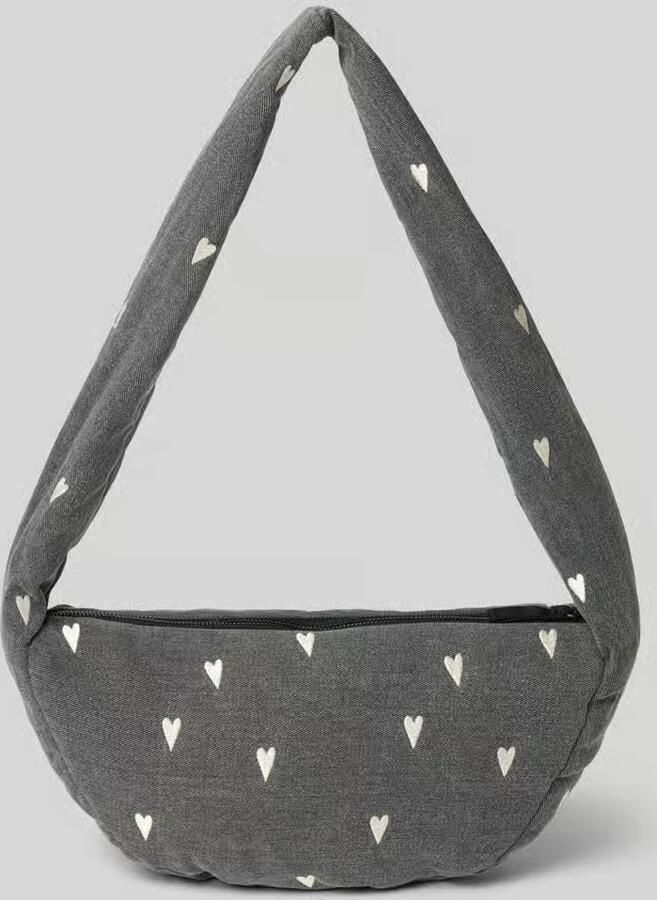 Studio Noos Schoudertas van pure katoen in denimlook - Foto 2
