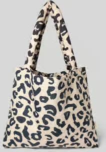 Studio Noos Tote tas met all-over dierenprint