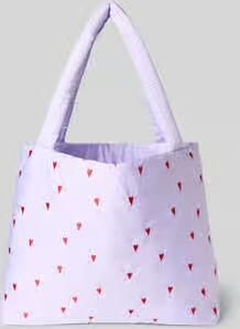 Studio Noos Tote tas met all-over motiefstitching model 'Puffy'