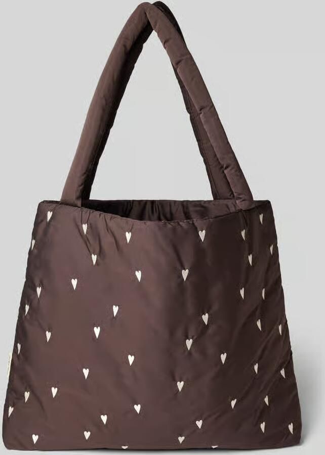Studio Noos Tote tas met logodetail model 'Puffy'