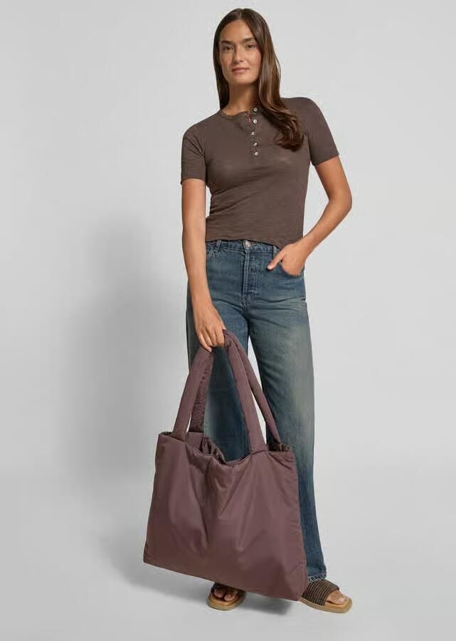 Studio Noos Tote tas met logopatch model 'Puffy' - Foto 2