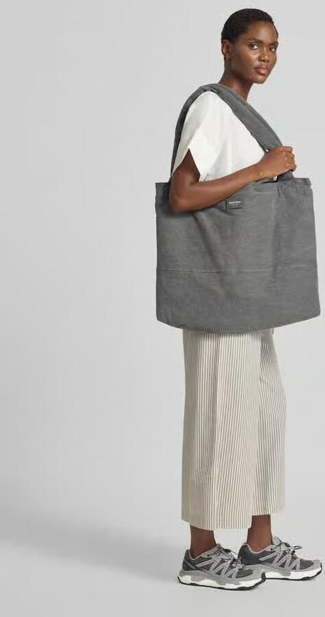 Studio Noos Tote tas van puur katoen in denimlook - Foto 2