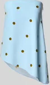Style Icon Collection Bandau top in asymmetrische stijl curated by Mary Braun