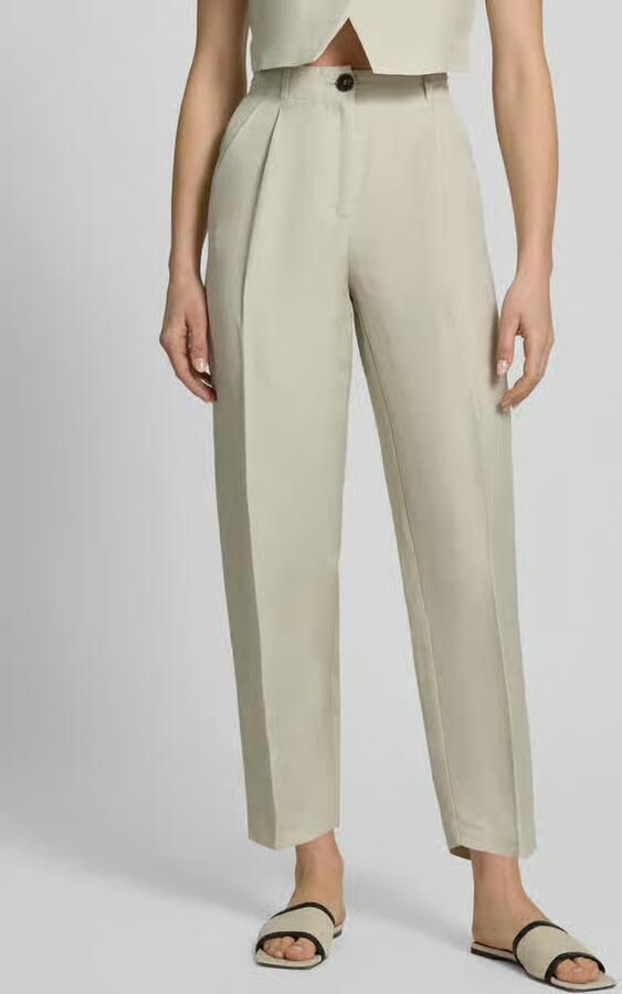 Style Icon Collection barrel fit broek met persplooien curated by Anna Schürrle - Foto 3