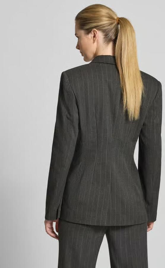 Style Icon Collection Blazer met Lurex-krijtstreep curated by Isabelle Hartmann - Foto 2