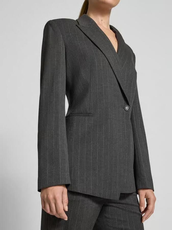Style Icon Collection Blazer met Lurex-krijtstreep curated by Isabelle Hartmann