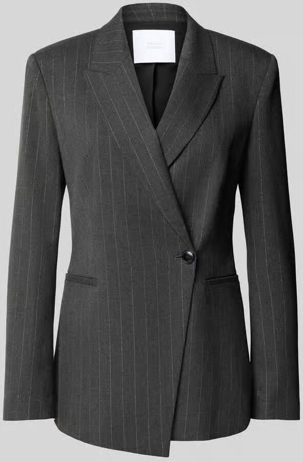 Style Icon Collection Blazer met Lurex-krijtstreep curated by Isabelle Hartmann