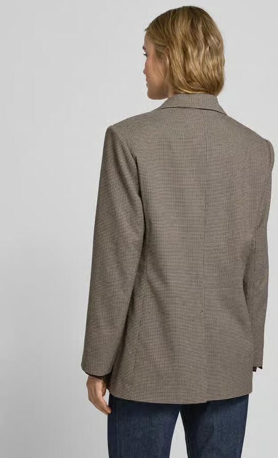 Style Icon Collection Blazer met mini-ruitmotief