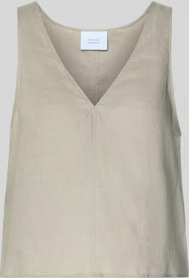 Style Icon Collection Blousetop van linnen met V-hals curated by Anna Schürrle - Foto 2