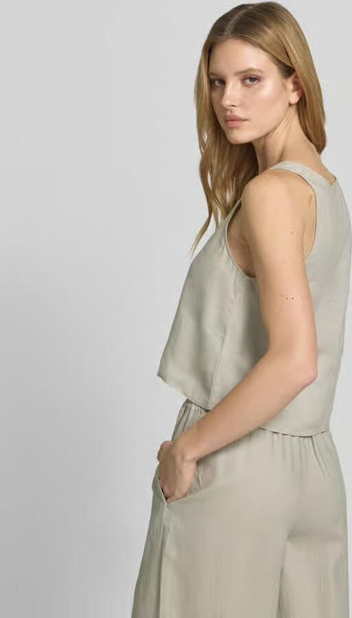 Style Icon Collection Blousetop van linnen met V-hals curated by Anna Schürrle - Foto 3