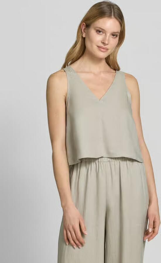 Style Icon Collection Blousetop van linnen met V-hals curated by Anna Schürrle - Foto 2