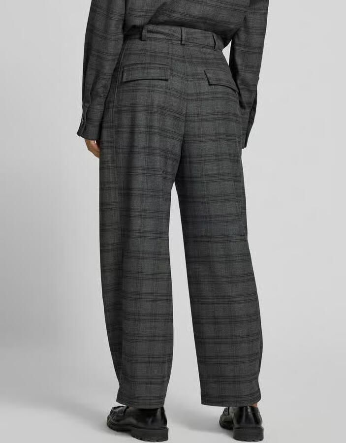 Style Icon Collection Broek met barrel-cut en ruitjespatroon – samengesteld door Vera van Erp - Foto 2