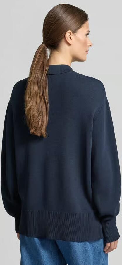 Style Icon Collection Gebreid poloshirt in wide fit curated by Tinvcb - Foto 3