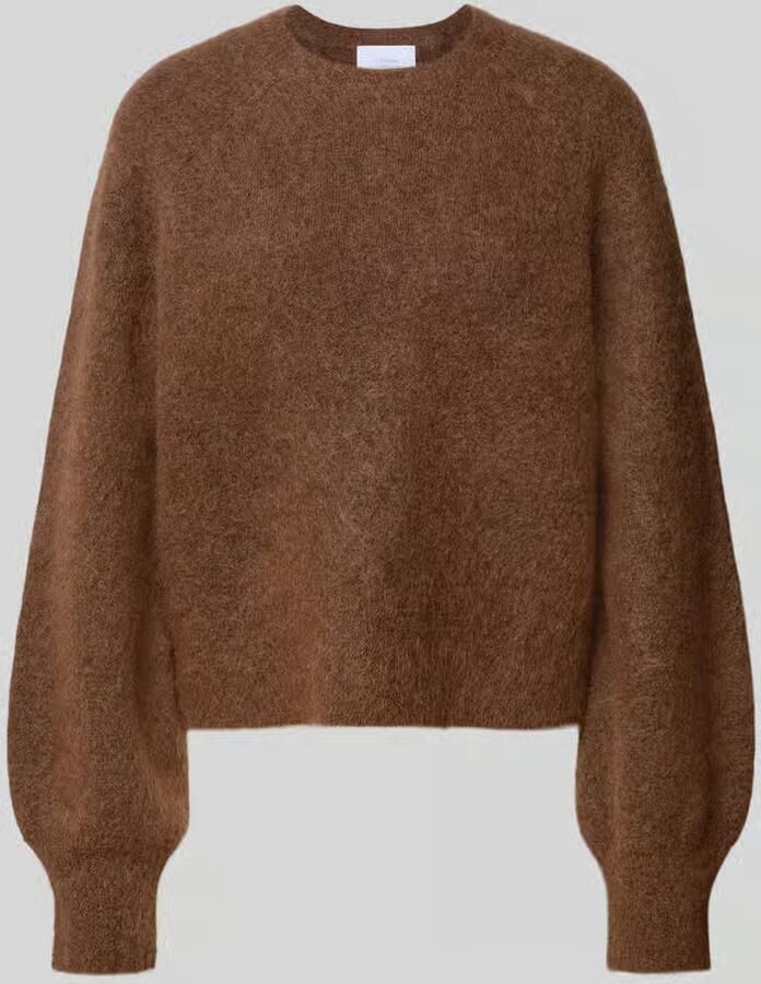 Style Icon Collection Gebreide pullover in cropped fit van mohairmix curated by Maja Weyhe