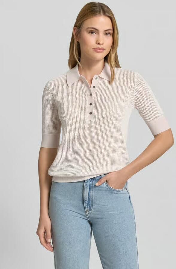Style Icon Collection Gehaakt poloshirt curated by Mary Braun - Foto 2
