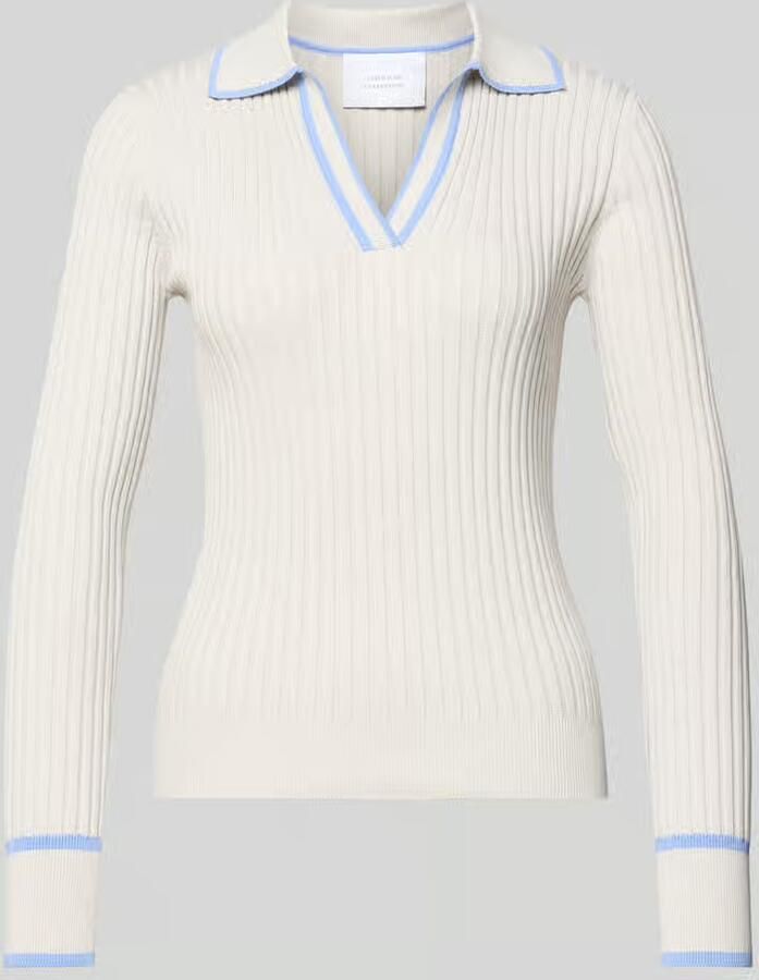 Style Icon Collection Geribd shirt met lange mouwen met V-hals curated by Tinvcb - Foto 2