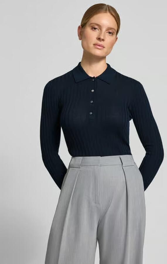 Style Icon Collection Henley-shirt van wol curated by Viky Rader - Foto 3