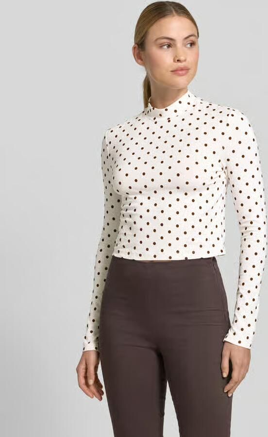 Style Icon Collection Kort shirt met lange mouwen met polkadots curated by Mary Braun - Foto 2