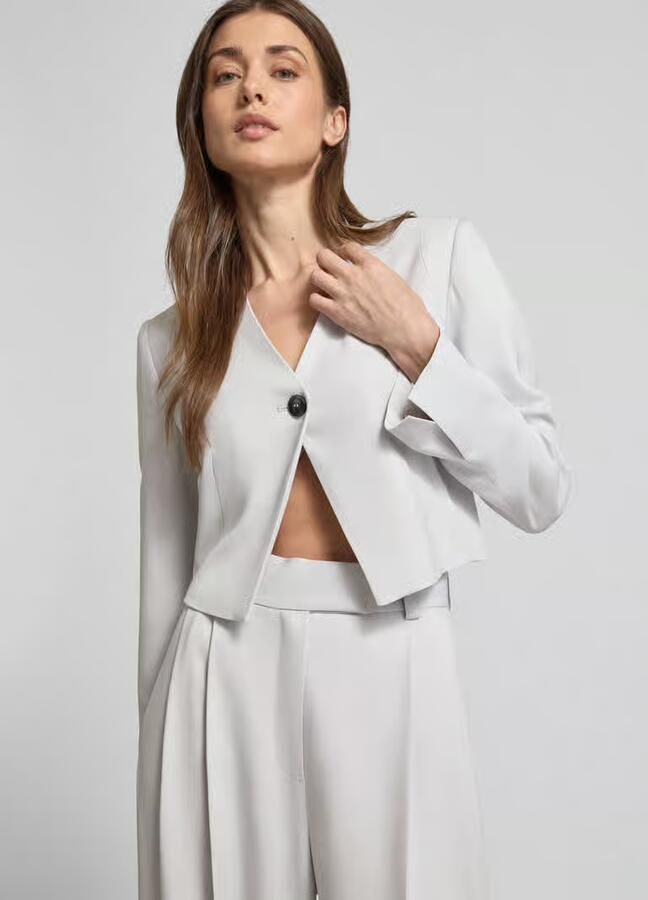 Style Icon Collection Pantalon met hoge taillewijdte curated by Vicky Heiler