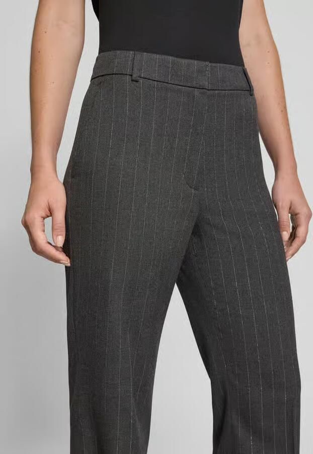 Style Icon Collection Pantalon met Lurex-krijtstreep curated by Isabelle Hartmann