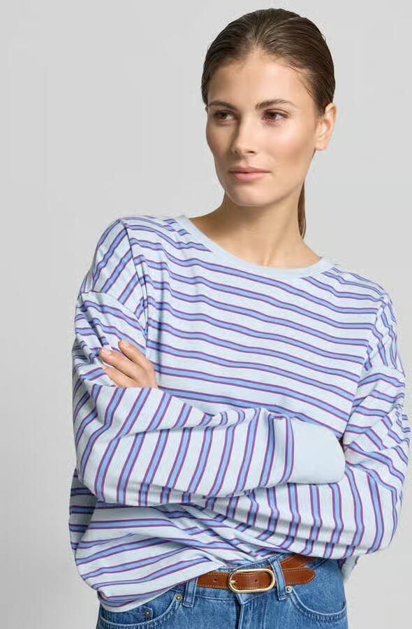 Style Icon Collection Shirt met lange mouwen met streepmotief curated by Tinvcb