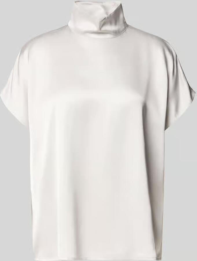 Style Icon Collection Vloeiende blouse met opstaande kraag curated by Isabelle Hartmann - Foto 2