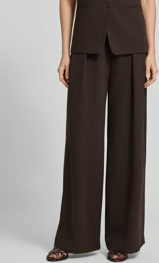 Style Icon Collection Wijde broek van soepele stof curated by Anouk Yve - Foto 3