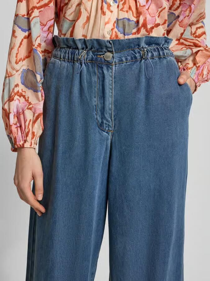 SUNCOO PARIS Broek van lyocell met trekkoord model 'REESE'
