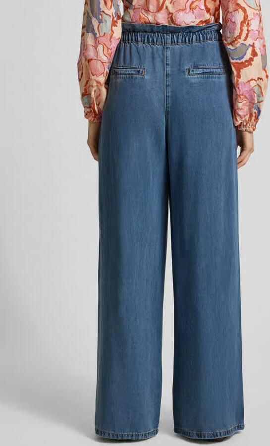 SUNCOO PARIS Broek van lyocell met trekkoord model 'REESE'