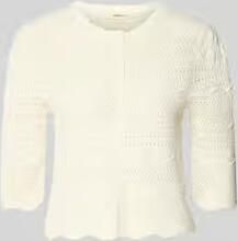 SUNCOO PARIS Gebreid jack met ronde hals model 'GANACH'