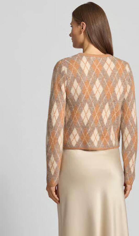 SUNCOO PARIS Gebreid jack met ronde hals model 'GUILAIN'