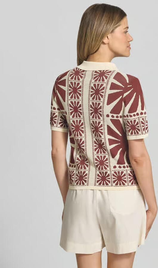 SUNCOO PARIS Gebreid shirt met platte kraag model 'GABERA' - Foto 2