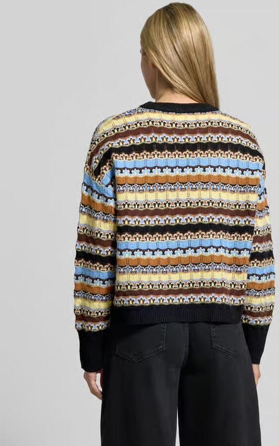 SUNCOO PARIS Gebreide trui van lamaswolmix model 'PRESTO' - Foto 3