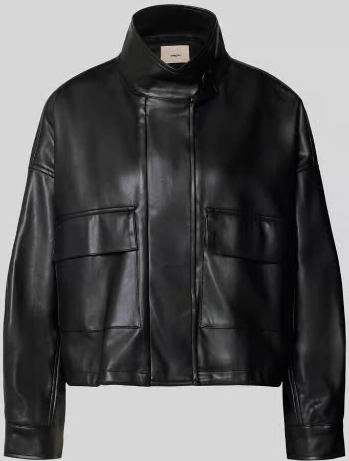 SUNCOO PARIS Jack in leerlook met klepzakken model 'DANAO'