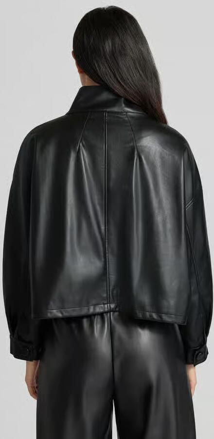 SUNCOO PARIS Jack in leerlook met klepzakken model 'DANAO' - Foto 3