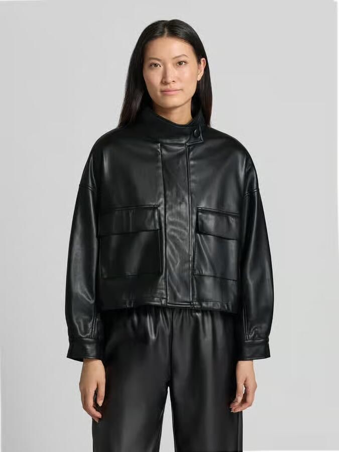 SUNCOO PARIS Jack in leerlook met klepzakken model 'DANAO' - Foto 2