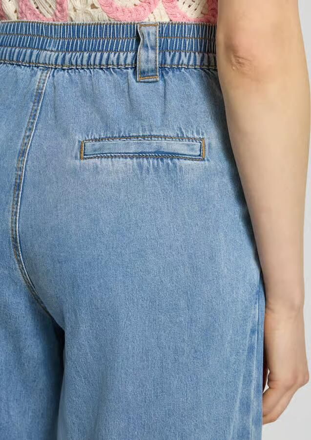 SUNCOO PARIS Jeans met elastische tailleband en steekzakken model 'RUDY'