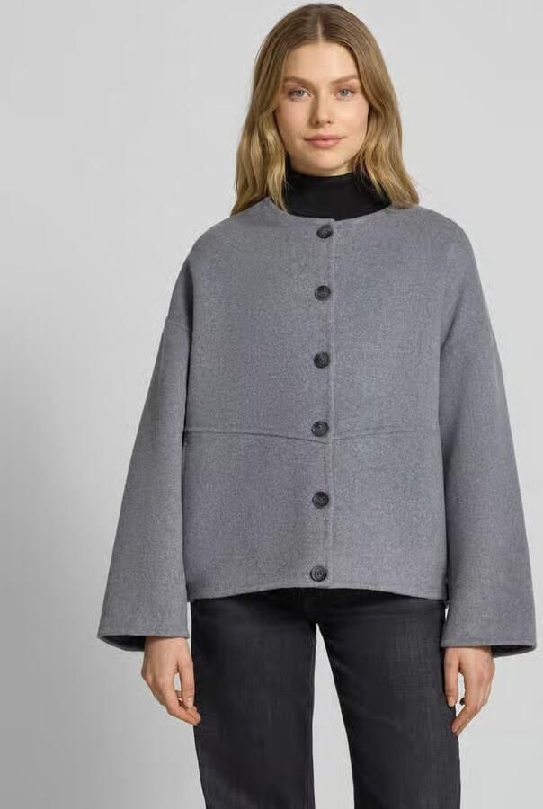 SUNCOO PARIS Loose fit jack van wolmix model 'EDDY' - Foto 2