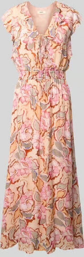 SUNCOO PARIS maxi-jurk met V-hals en vetersluiting model 'CALI' - Foto 2