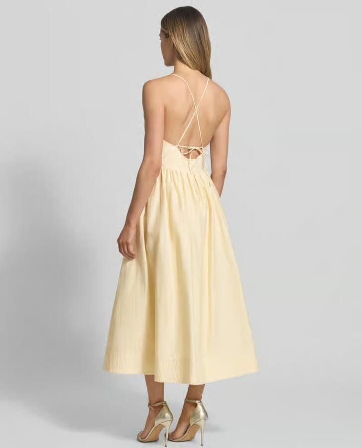 SUNCOO PARIS midi-jurk met steekzakken model 'COVER' - Foto 2