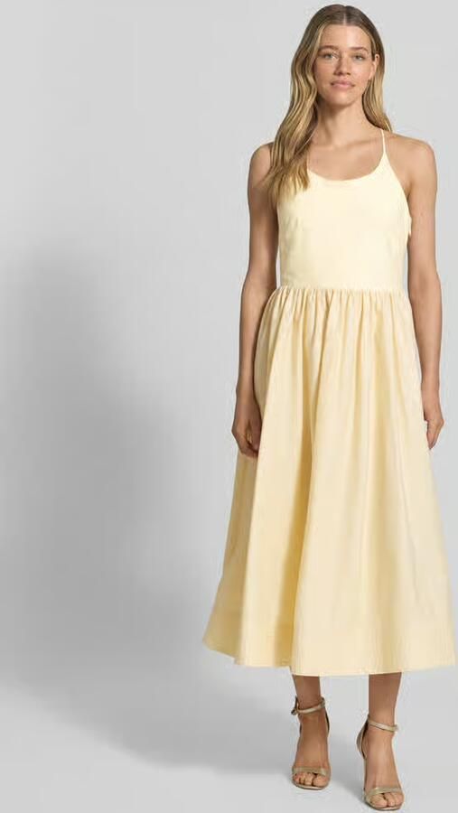 SUNCOO PARIS midi-jurk met steekzakken model 'COVER' - Foto 3