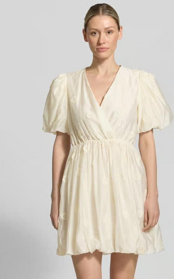 SUNCOO PARIS Minijurk met V-hals model 'CHAYA' - Foto 2